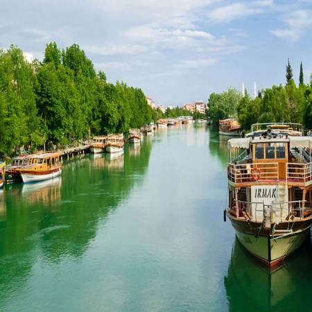 Alanya Manavgat River Boat Trip and Bazaar Tour